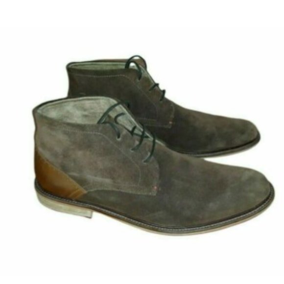 Stafford Mens Ankle boot Brown suede size 13M Tailored Culture Upper Leather - Picture 4 of 8